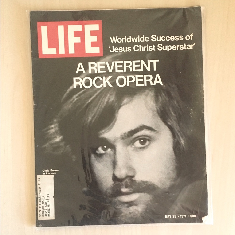 1971 Jesus Christ Superstar LIFE Magazine May 28.
